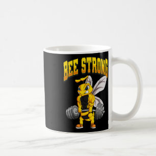 Caneca De Café Bee Strong Gym Malhação Bodybuilding