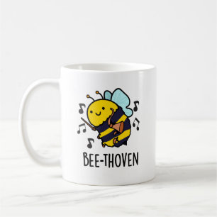Caneca De Café Bee-Thoven Funny Music Pun