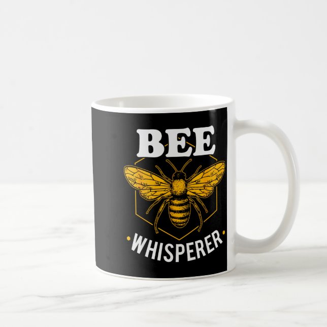 Caneca De Café Bee Whisperer - Funny Beekeeng &amp; Beekeeper  (Direita)