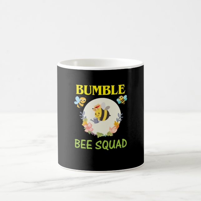 Caneca De Café Beekeeper Art Bumble Bee Squad (Centro)