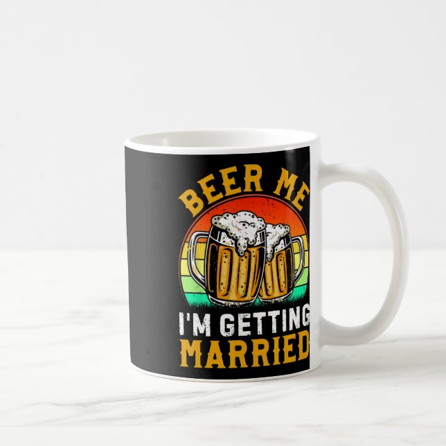 Caneca De Café Beer Me Casarei com Padrinhos de casamento 1 (Direita)