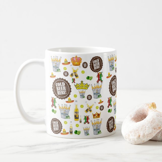 Caneca De Café Beer Mug (Com Donut)
