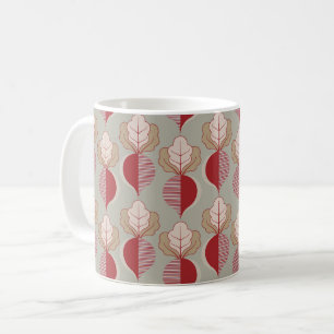 Caneca De Café Beets Maravilhosos - cores de vintagem