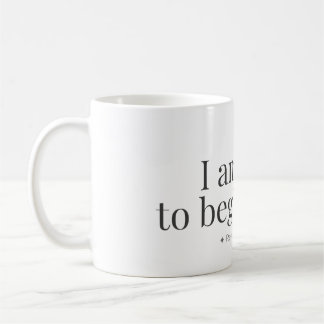 Caneca De Café Begin Again Affirmation Mug