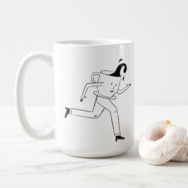 Caneca De Café Behind every successful person is a strong cup  (Com Donut)