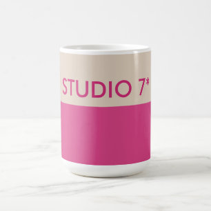 Caneca De Café Beige Rosa - Série Natural