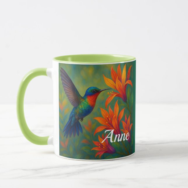 Caneca de café Beija-flor (Esquerda)