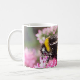 Caneca De Café Beija-flor em Flores Rosa