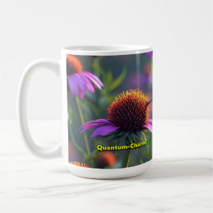 Caneca De Café Beija-flores amam Echinacea 01