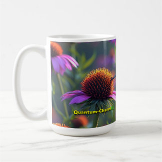Caneca De Café Beija-flores amam Echinacea 01