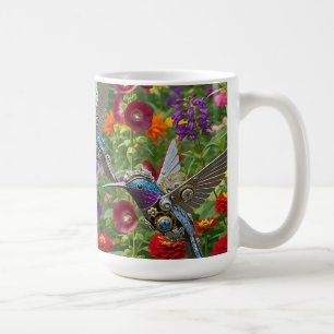 Caneca De Café Beija-flores Steampunk