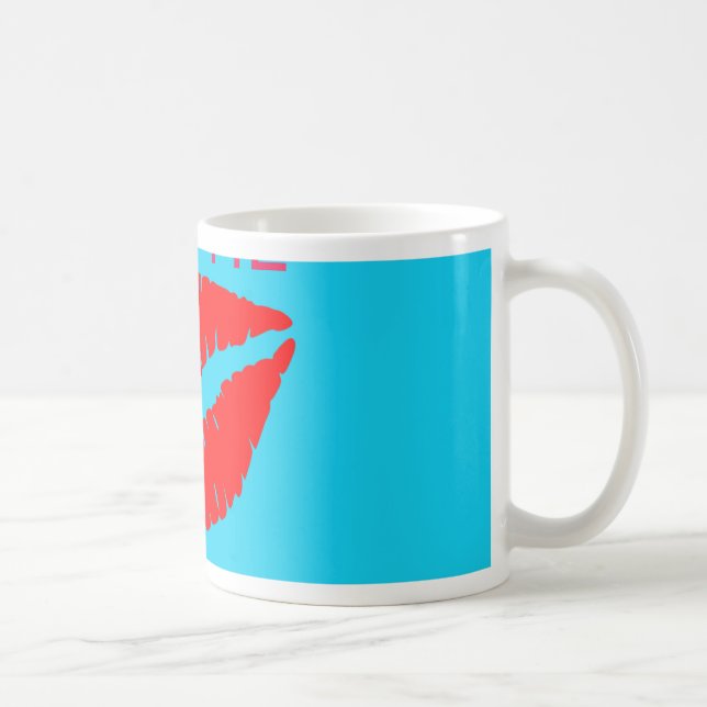 Caneca De Café Beija-Me (Direita)