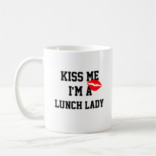 Caneca De Café Beija-Me Sou Uma Senhora De Almoço