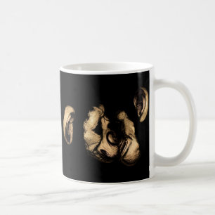 Caneca De Café beijando chimpanzés