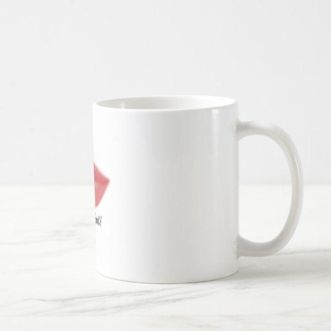 Caneca De Café Beije-me (Direita)