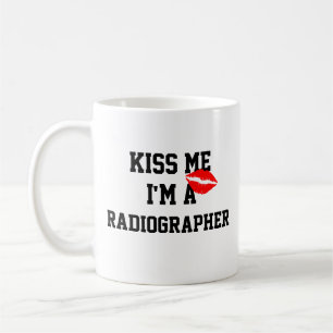 Caneca De Café Beije-Me Como Uma Caneta Radiógrafa