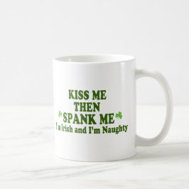 Caneca De Café Beije-me espancam-me então presente