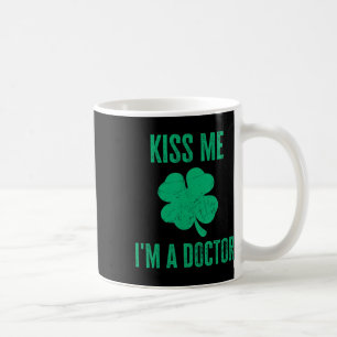 Caneca De Café Beije Me Estou Camisa De Doutor Engraçado St. Patr