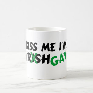 Caneca De Café Beije-me gay do irlandês Im
