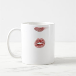 Caneca De Café Beije-Me Lipstick Mark