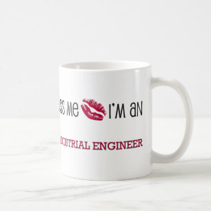 Caneca De Café Beije-me que eu sou um ENGENHEIRO INDUSTRIAL