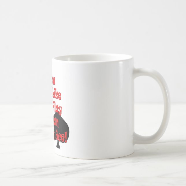 Caneca De Café Beije meu ás! (Direita)