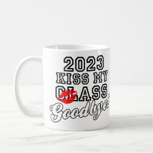 Caneca De Café Beije minha classe Adeus 2023