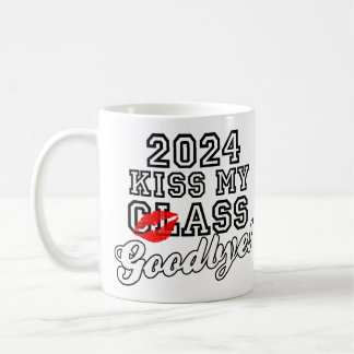Caneca De Café Beije minha classe Adeus 2024