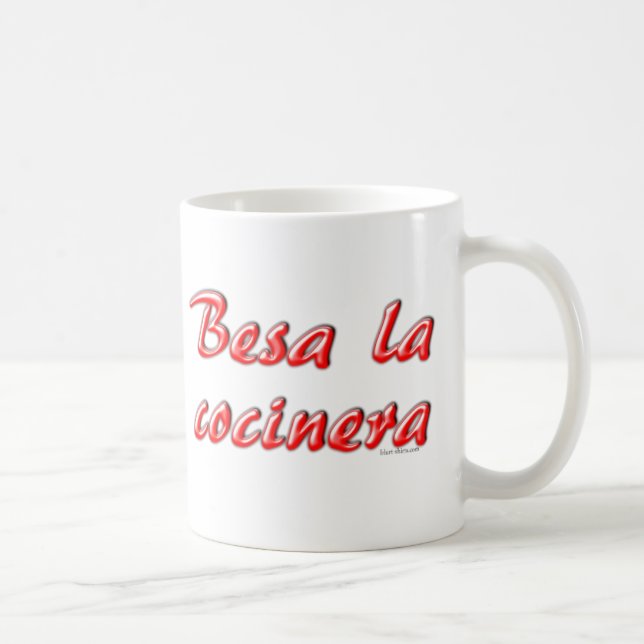 Caneca De Café Beije o cozinheiro (Direita)