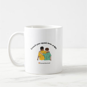 Caneca De Café Beije Seu Dia Do Amado