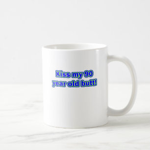 Caneca De Café beijo 90 meu bumbum