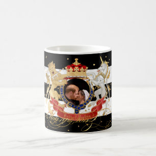 Caneca De Café Beijo, Casal Real Harry+Meghan