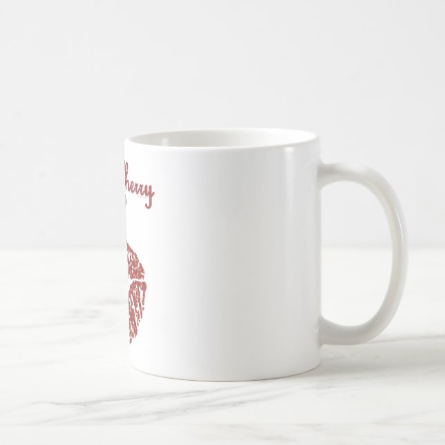 Caneca De Café Beijo Cereja RAB Rockabilly (Direita)