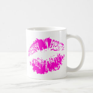 Caneca De Café Beijo de néon