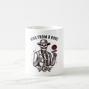 Caneca De Café Beijo de uma Rosa