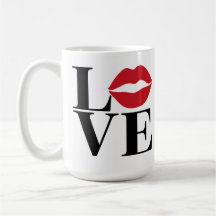 Beijo do Amor: Mug Red Lábios Edition