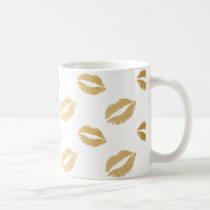 Caneca De Café Beijos Brilhantes