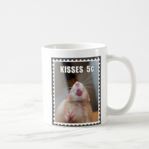 Caneca De Café Beijos de Marty Postage Stamp COFFEE MUG