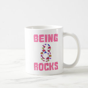 Caneca De Café Being 8 Rocks Birthday Girl Climbing
