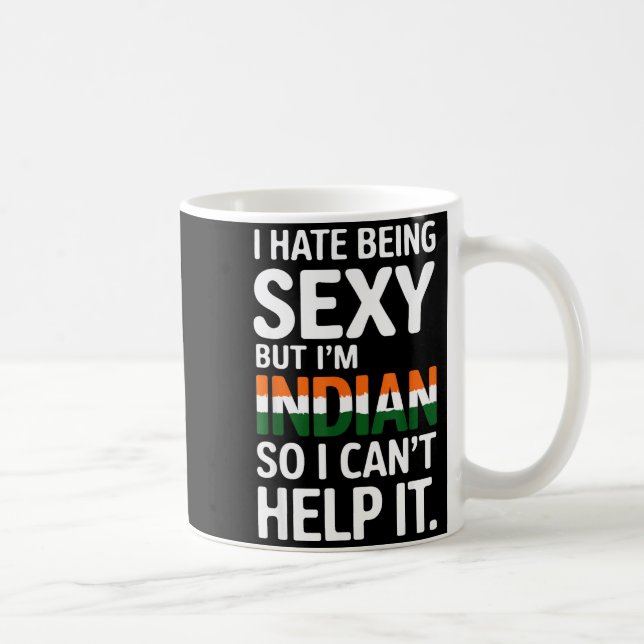 Caneca De Café Being Y Indian Funny India  (Direita)