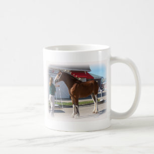 Caneca De Café Beira branca da senhorita da mostra de Iowa Clyde]