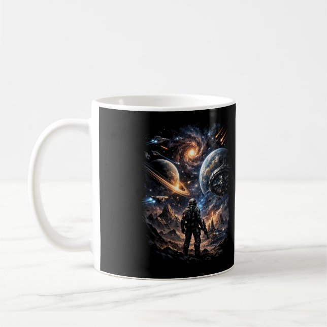 Caneca De Café Beira da Galáxia (Esquerda)