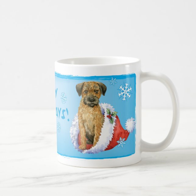 Caneca De Café Beira feliz Terrier de Howliday (Direita)
