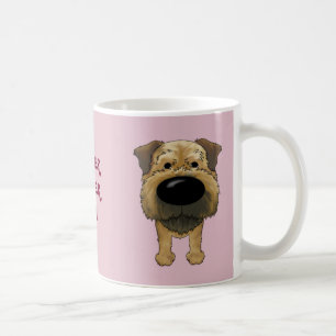 Caneca De Café Beira grande Terrier do nariz
