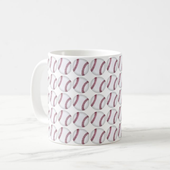 Caneca De Café Beisebol (Frente Esquerda)