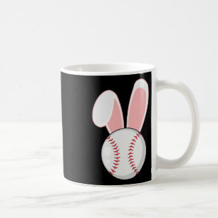 Caneca De Café Beisebol divertido Crianças de Páscoa de coelho