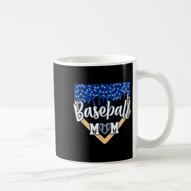 Caneca De Café Beisebol Mãe Placa Casa Dobra De Sorvete Com Sprin (Direita)