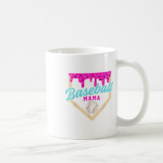 Caneca De Café Beisebol Mama Casa Plate Sorvete Com Sprin