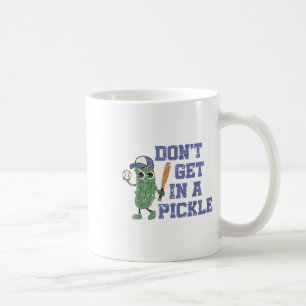 Caneca De Café Beisebol Não Entra Em Um Pedaço