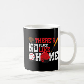 Caneca De Café Beisebol Não Há Lugar Como Glov De Ball Bat Em Cas